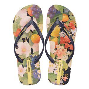 Hotmarzz Women Summer Beach Sandals Floral Priint Flip Flops Slippers Thongs